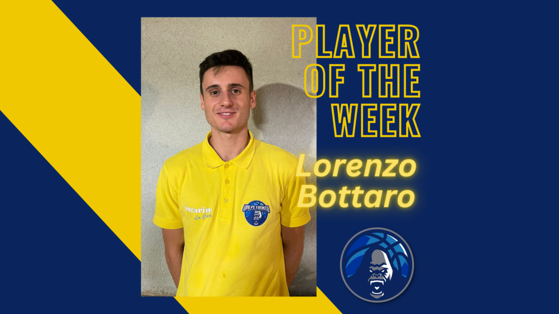 Valpetronio Basket Player of the Week Bottaro