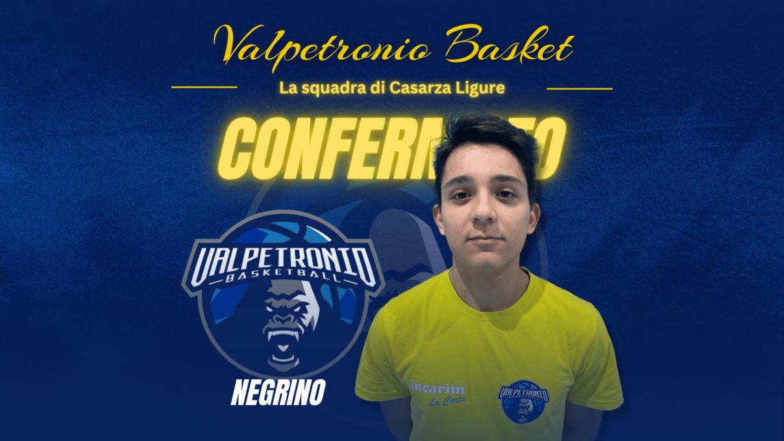 Valpetronio Basket Prima Divisione Regionale Serie D Emanuele Negrino