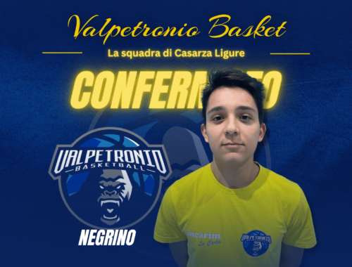 Valpetronio Basket Prima Divisione Regionale Serie D Emanuele Negrino